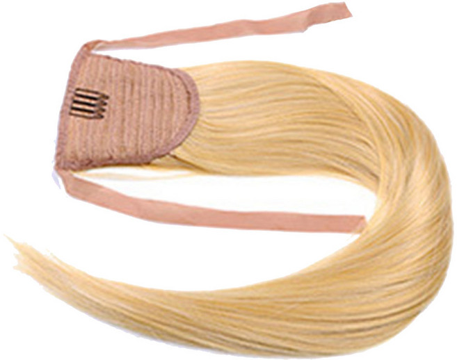 뷰티팝 내추럴 컬러 스트레이트 뒷머리 가발, 17, 1개