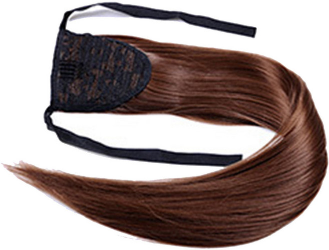 뷰티팝 내추럴 컬러 스트레이트 뒷머리 가발, 10, 1개