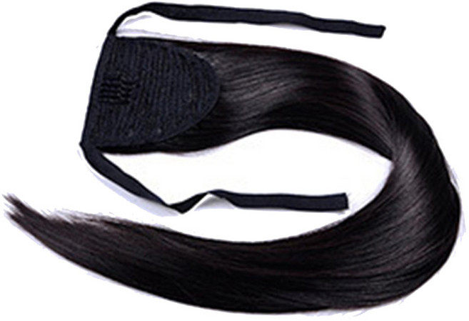 뷰티팝 내추럴 컬러 스트레이트 뒷머리 가발, 16, 1개