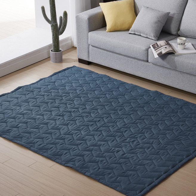 보드래 국내 제조 퍼펙트 침대패드, 로열블루