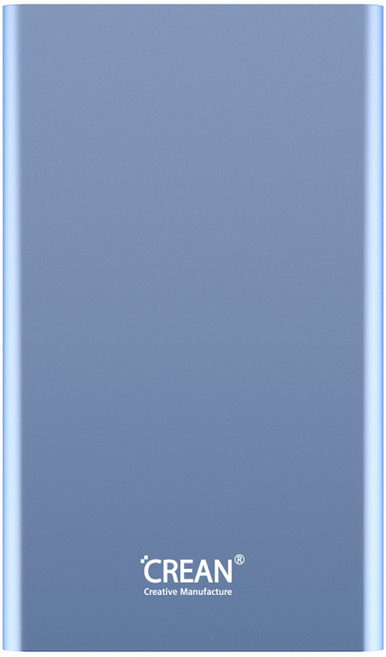 크레앙 스마트폰 보조배터리 4000mAh CREBATMT 4000, 코랄 블루