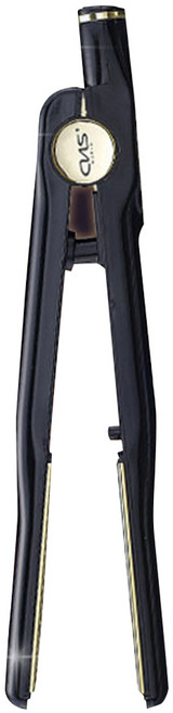 씨엔에스월드 전자 전문가용 온도 조절 티타늄 코팅 헤어 매직 판고데기 WJ-1, 블랙