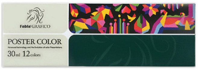 동아 파블 그라피코 포스터칼라, 30ml, 12색