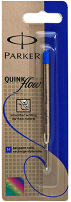 파카 큉크플로우 유성 리필심 0.7mm F, 청색, 1개