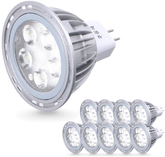 씨티오 LED MR16 램프 5W 10p, 전구색, 10개