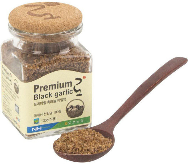 해여름 프리미엄 흑 마늘 천일염 로, 1개, 130g
