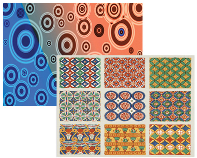 벨라 실리콘 식탁매트 동그라미 2 세트, 동그라미 2, 카펫트 3, 385 x 285 mm