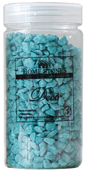 블루밍앤미 컬러 스톤 데코레이션 하와이안 블루, 1개