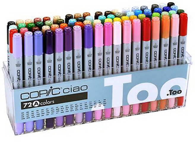 COPiC 酷筆客 Ciao 麥克筆A組, 72色 A套組, 1套, 72色