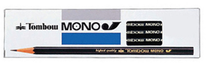 MONO 톰보 미술연필 J, 4H, 12개
