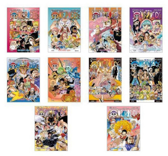 원피스 71-80권 묶음 세트, 대원씨아이