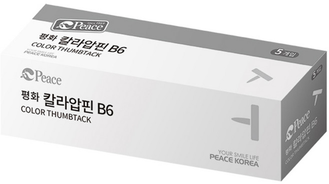 피스코리아 평화 B6 칼라 압침, 5개입, 1개