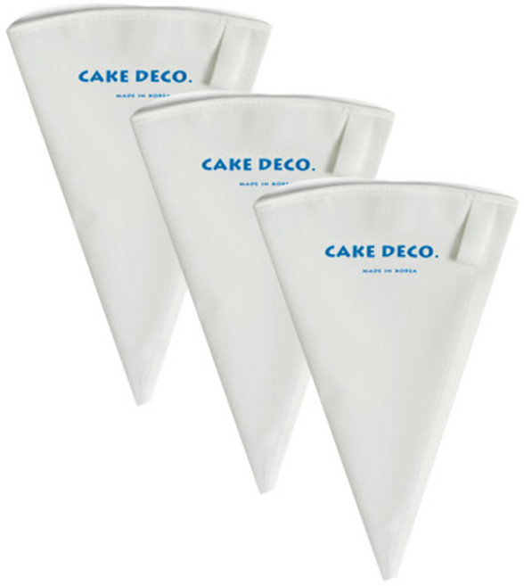 푸치코 데코짤주머니 12인치, 혼합 색상, 3개