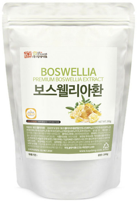 갑당약초 보스웰리아환 실속형 지퍼백, 1개, 200g
