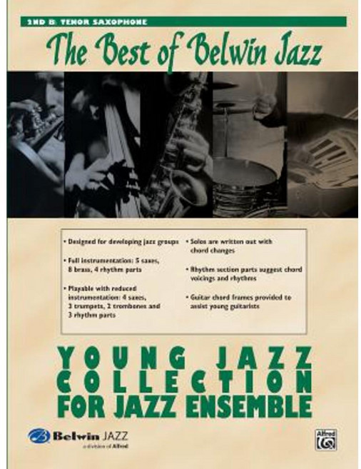 Young Jazz Collection for Jazz Ensemble: 2nd B-Flat Tenor Saxophone Paperback, Alfred Music