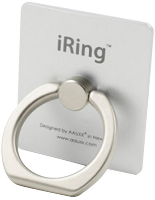 억스코리아 아이링 Masstige 스마트폰 거치대, 매트 글레시어 실버, 1개