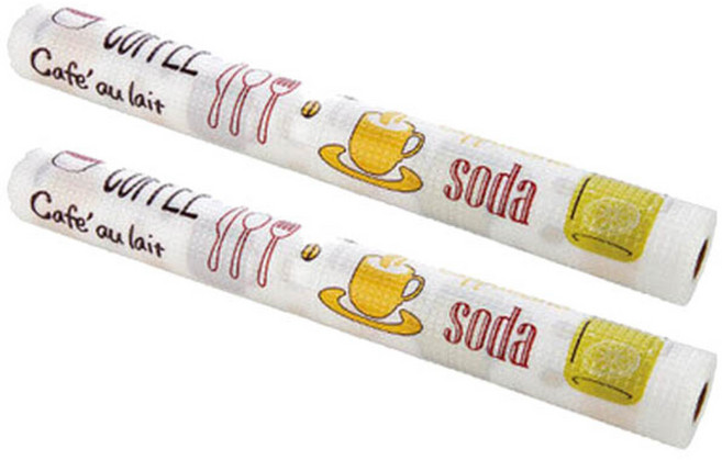 블럭마트 주방 찬장 싱크대 방수 쿠션매트 2p, 레드, 2개