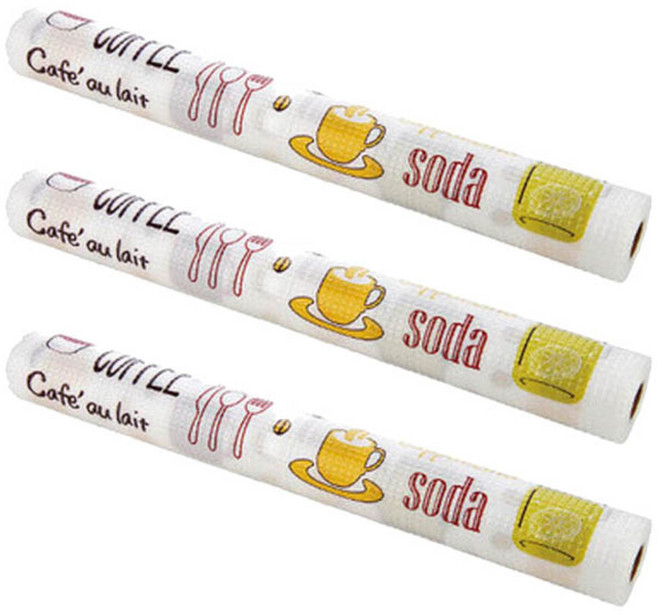 블럭마트 주방 찬장 싱크대 쿠션 방수매트, 레드, 3개