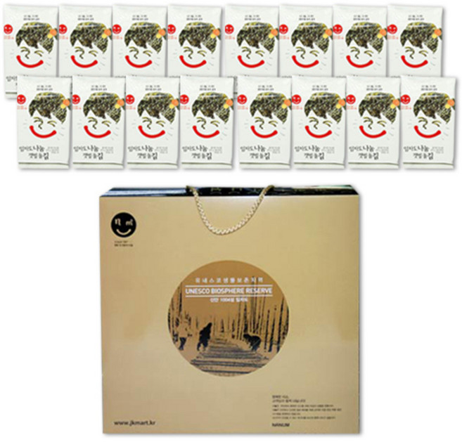 임자도 나눔 갯벌 도시락김, 4.5g, 16개입