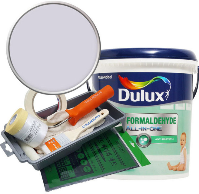 듀럭스 안티포름알데히드 올인원 페인트 세트, Heather Hilts, 3L