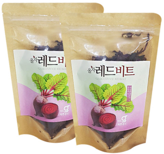 착한푸드 올차 레드비트차, 60g, 2개