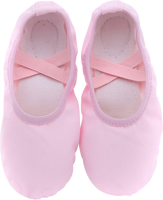 해피발레 여아용 천 발레슈즈 밴드형