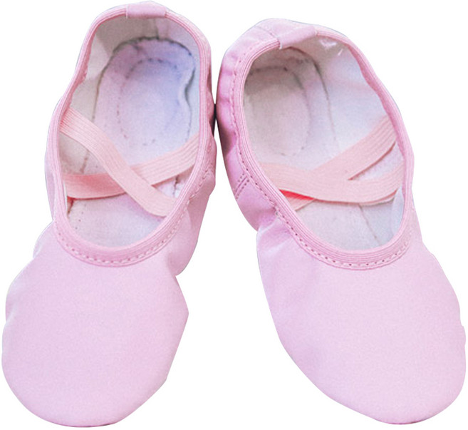 해피발레 여아용 PU가죽 밴드형 발레슈즈