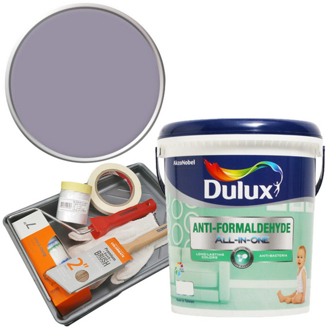 듀럭스 안티 포름알데히드 올인원 페인트 세트, Magical Twilight, 3L, 1세트