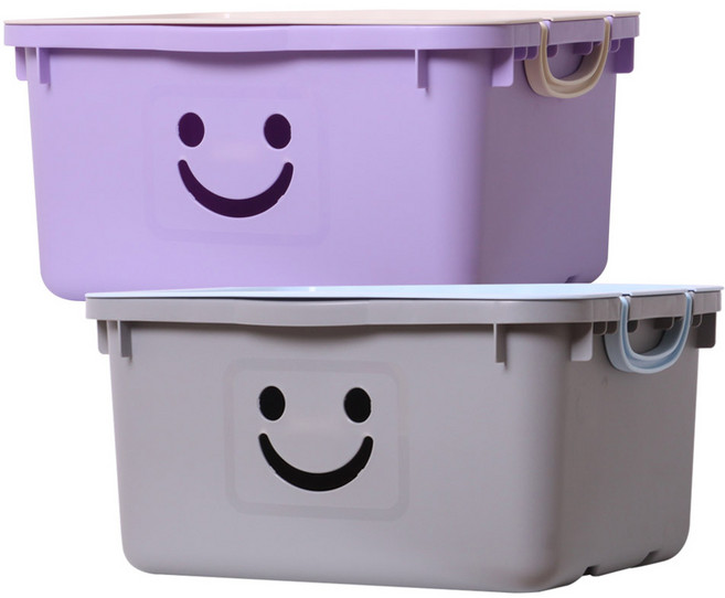 보노하우스 국내 제조 모던 초대형 해피박스, 바이올렛 + 그레이, 1개