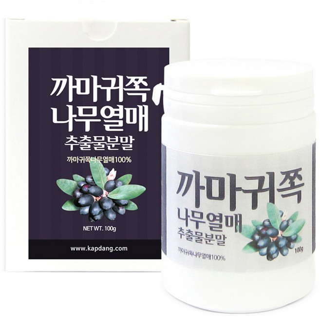 갑당약초 까마귀쪽 나무열매 추출물 분말, 100g, 1개