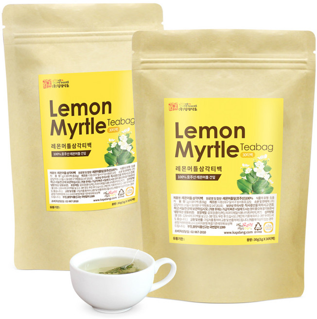 갑당약초 레몬머틀 삼각티백, 1g, 30개입, 1개