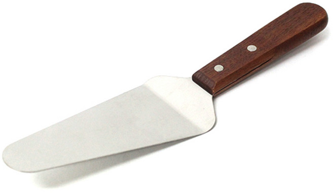 호레카 나무 손잡이 삼각 헤라 뒤집게, 혼합 색상, 1개