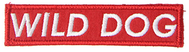 와일드독 반려견 커스텀 패치 와일드 독, 1개