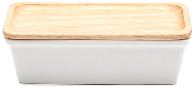 아카시아 화이트 버터보관함, 1개