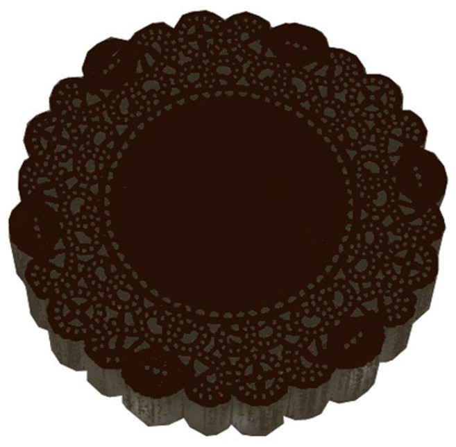 도나앤데코 엘리니 도일리 페이퍼 8.8cm, 초코, 250개