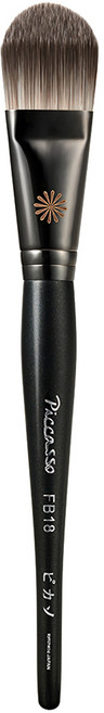 피카소 파운데이션 브러쉬 FB18, 혼합 색상, 1개