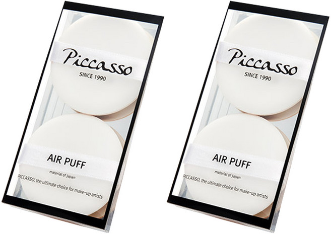 피카소 2 in 1 에어퍼프 2p, 혼합 색상, 2세트