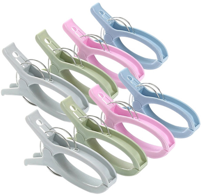 더자카 다용도 특대 빨래집게, 랜덤 발송, 8개