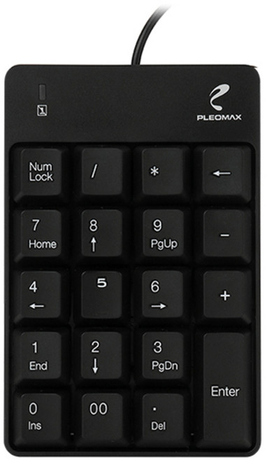 플레오맥스 유선 숫자 키패드, 혼합 색상, PKB-N85