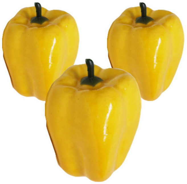 본투로드 야채 안테나볼 피망 3p, 옐로우
