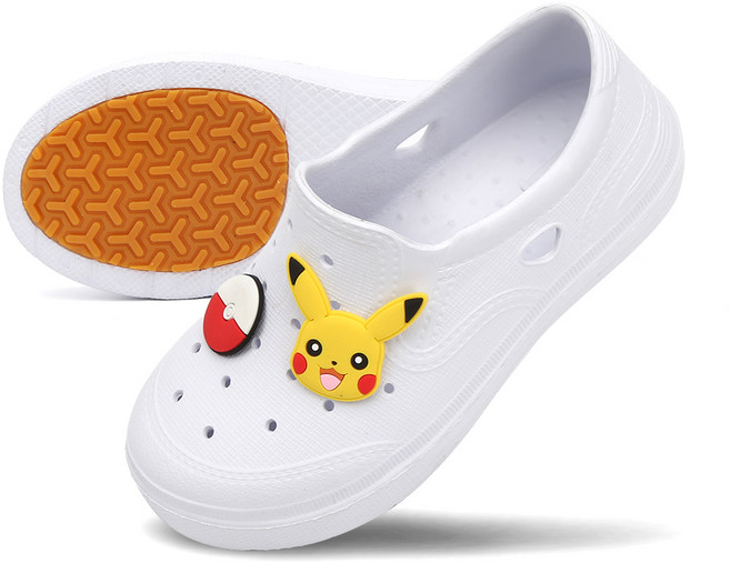 포켓몬스터 유아동용 피카츄 심플 논슬립 EVA 실내화