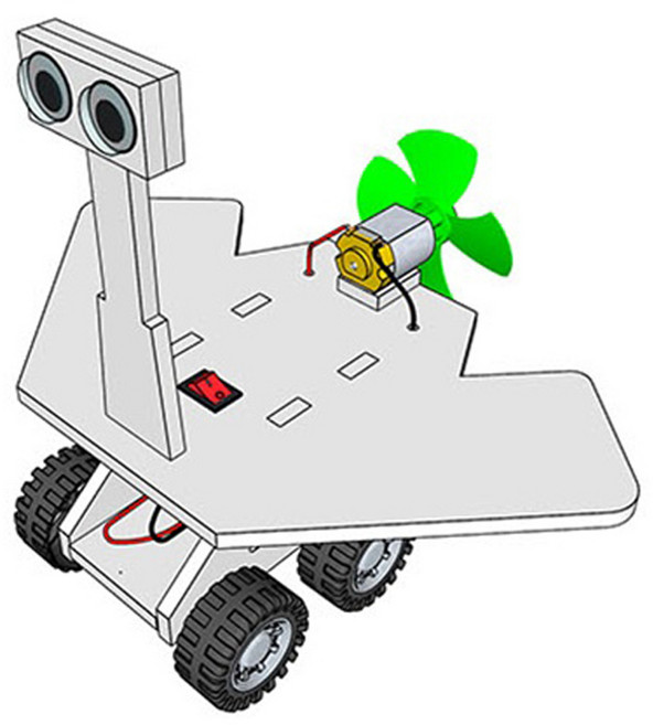 향앤미과학 STEAM 사이언스 전동풍력 화성탐사로봇 일반형, 1개