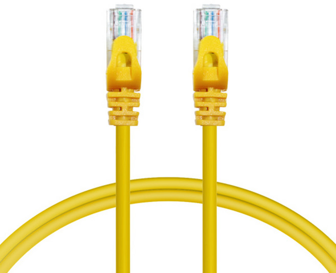 AVIVE 고급형 UTP CAT6 랜선 케이블, YELLOW, 1개, 15m