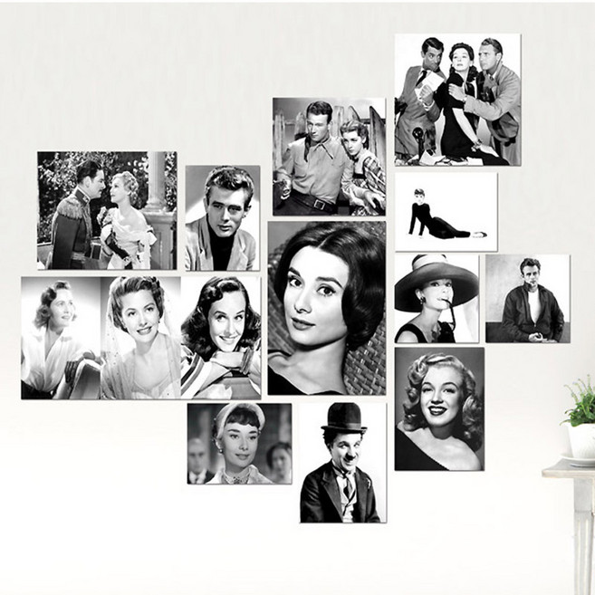 미소아이 못질이 필요없는 영화배우 판화액자 12p