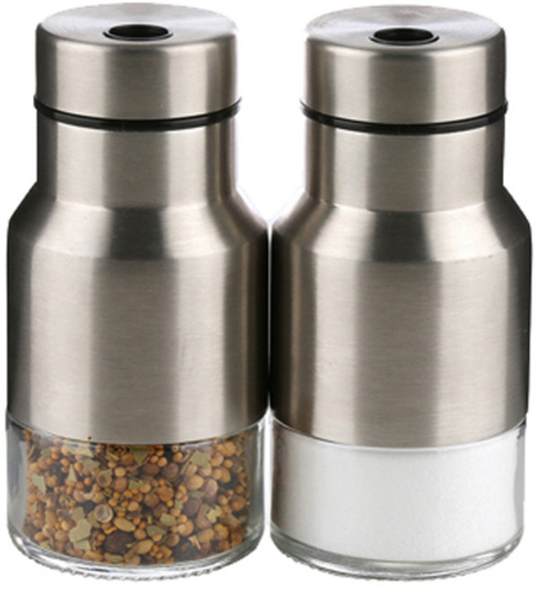 엘가 스테인레스 양념병 실버, 1세트, 양념병 2p