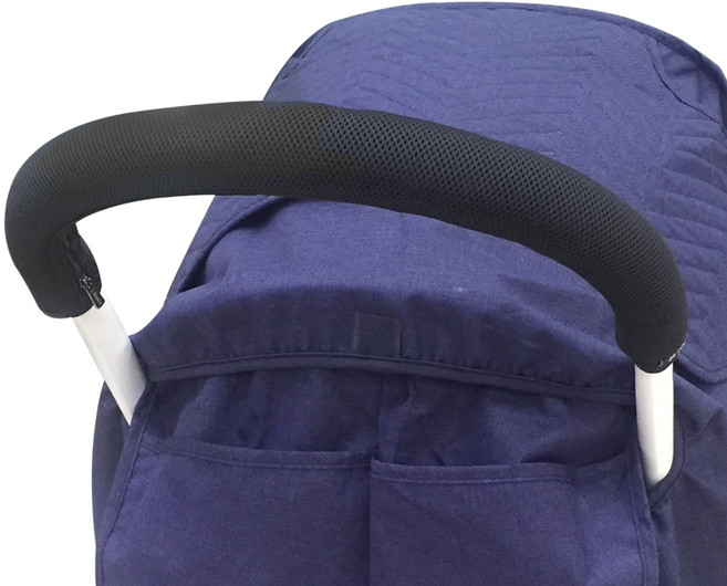 마니또 클린그립 유모차 핸들커버 스토케 요요 전용, 블랙, 1개