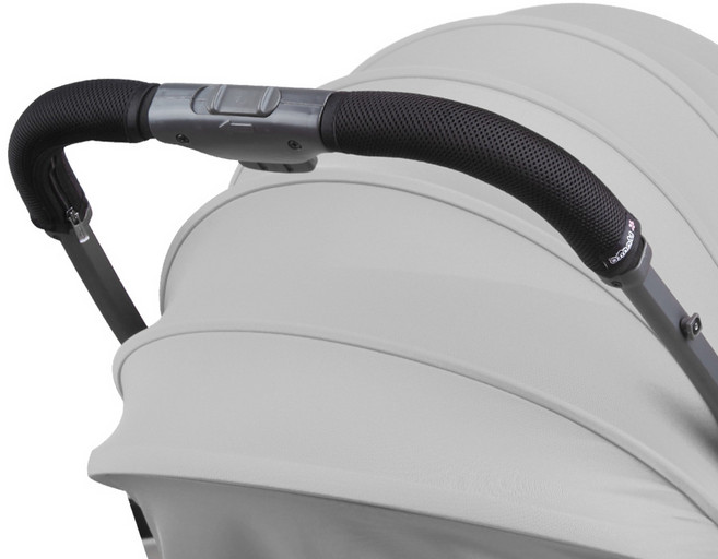 마니또 클린그립 유모차 핸들커버 리안 스핀 전용, 블랙, 1개