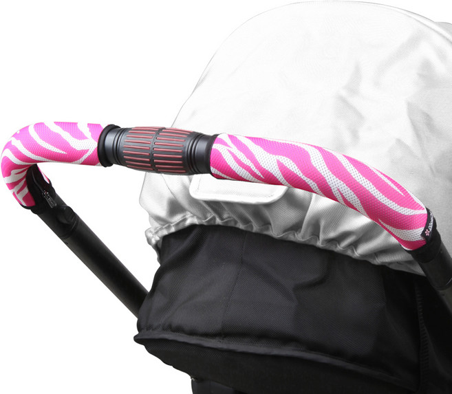 마니또 클린그립 유모차 핸들커버 리안 스핀 전용, 지브라핑크, 1개