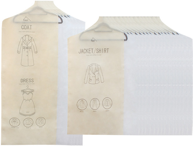 가쯔 스마트 베이직 옷커버 양복 15p + 코트 5p, 1세트