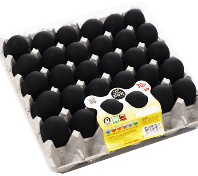 채담 참숯품은 구운 참숯란, 30구, 1개